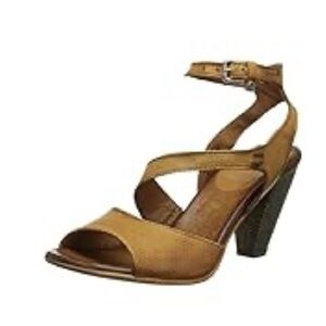 Miz Mooz Women’s Marie Dress Sandals, Whiskey, EU 40/8.5-9 M US